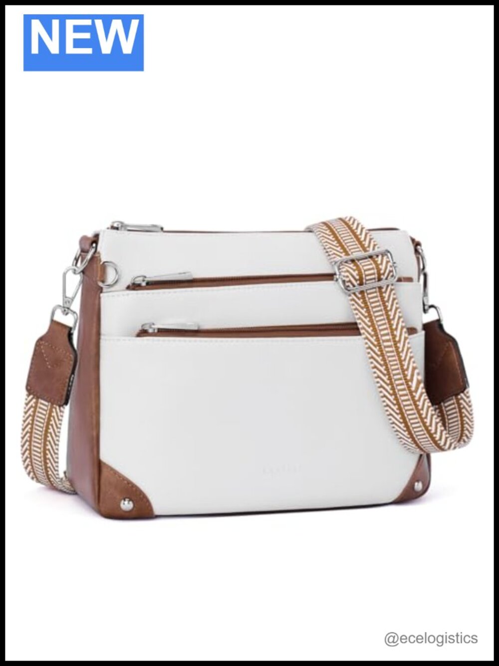 RFID Crossbody Bag for Women Adjustable Strap Shoulder Purse PU Leather Travel